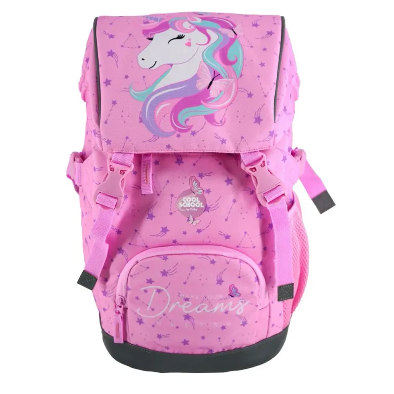 SKOLESEKK 22L UNICORN ROSA