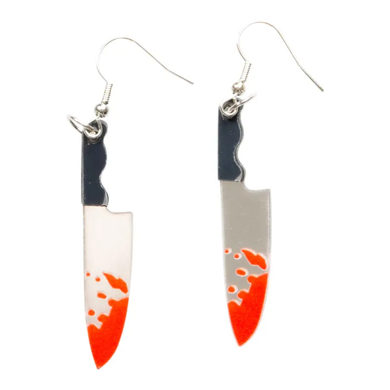 EARRINGS BLOODY KNIVES