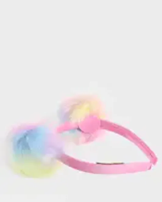 Hovedbilde HEADBAND W FUR POMPOM