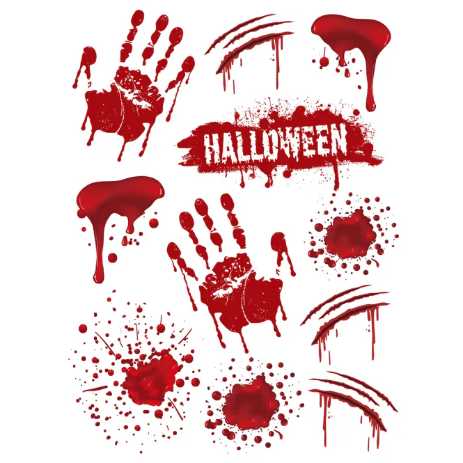 Hovedbilde WINDOW DECOR BLOODY HAND SET